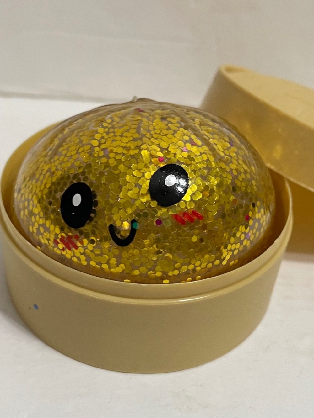 Mystery Squishy Bun Dumpling RARE GLITTER Limited Edition Stress Relief US,